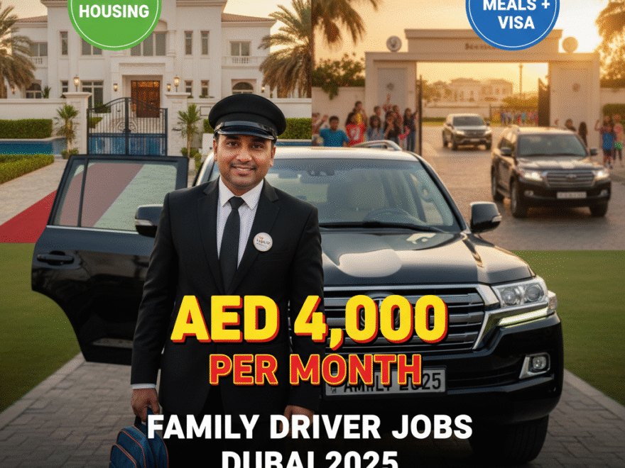 Family Driver Jobs in Dubai 2025